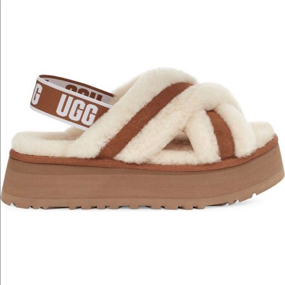 UGG Disco Cross Genuine Shearling Slide - Picture 6 of 12